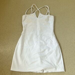 Zara white mini dress size small